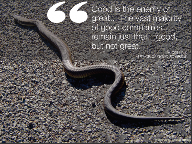 Good to great